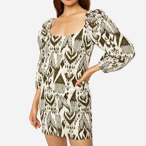 Misa Los Angeles Marta Geometric print dress
